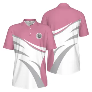  Picklewin Custom Logo Sporty Motion UV Protection Men Polo Shirt Live Preview   – alternate