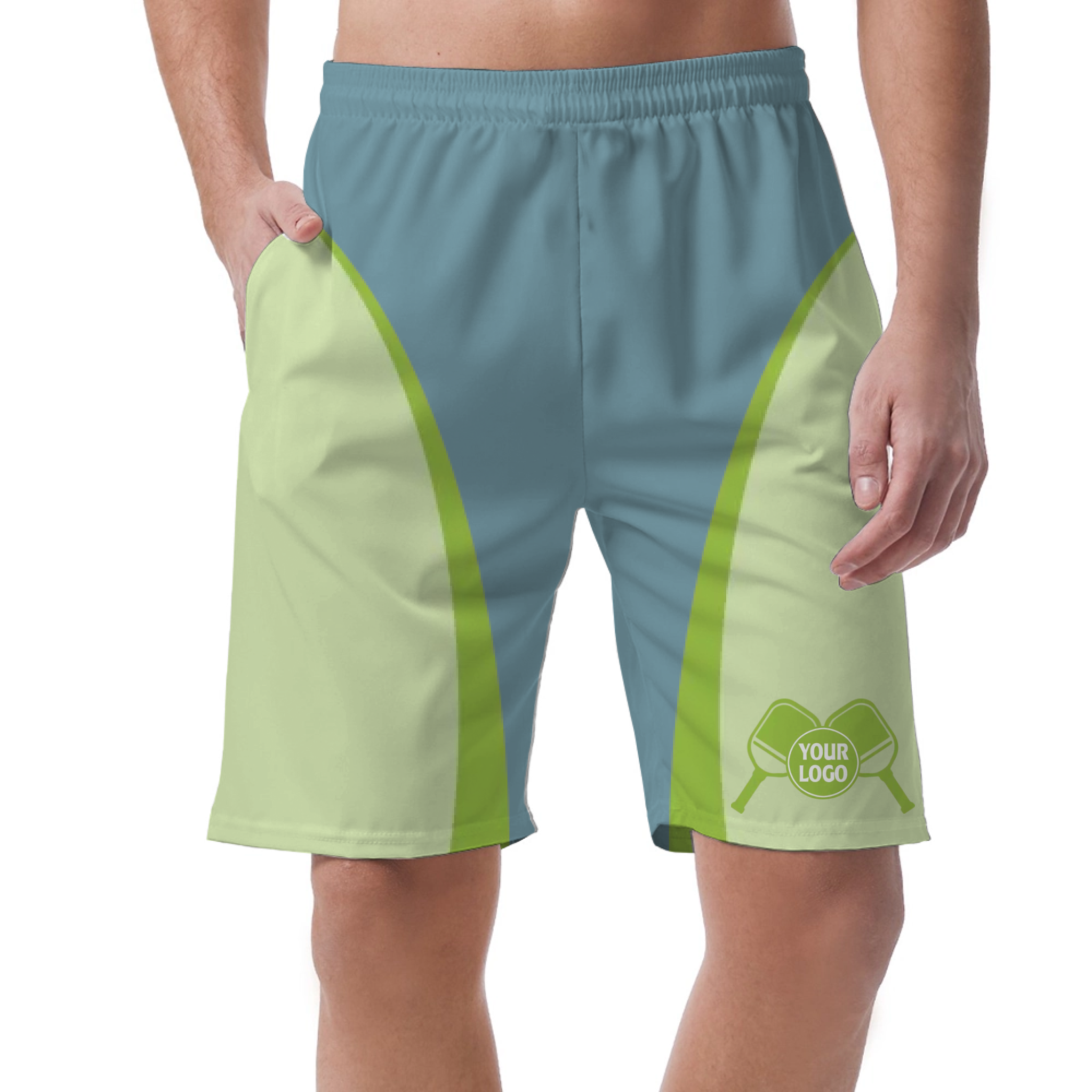  Picklewin Customized Men's Short Pants For Pickleball Team