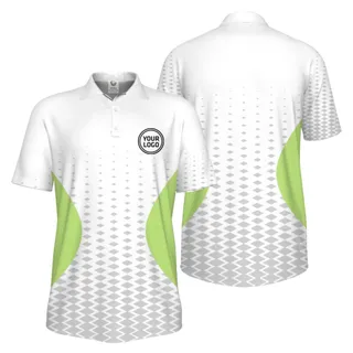  Picklewin Live Preview Gradient Custom Logo UV Protection Sport Polo Shirt For Men  – alternate