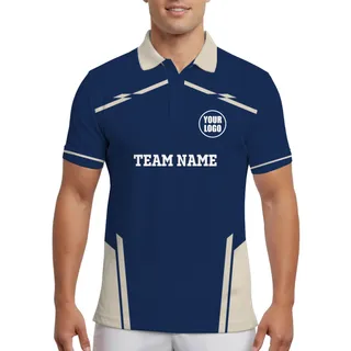 Custom Logo And Team Name Polo Shirt For Men