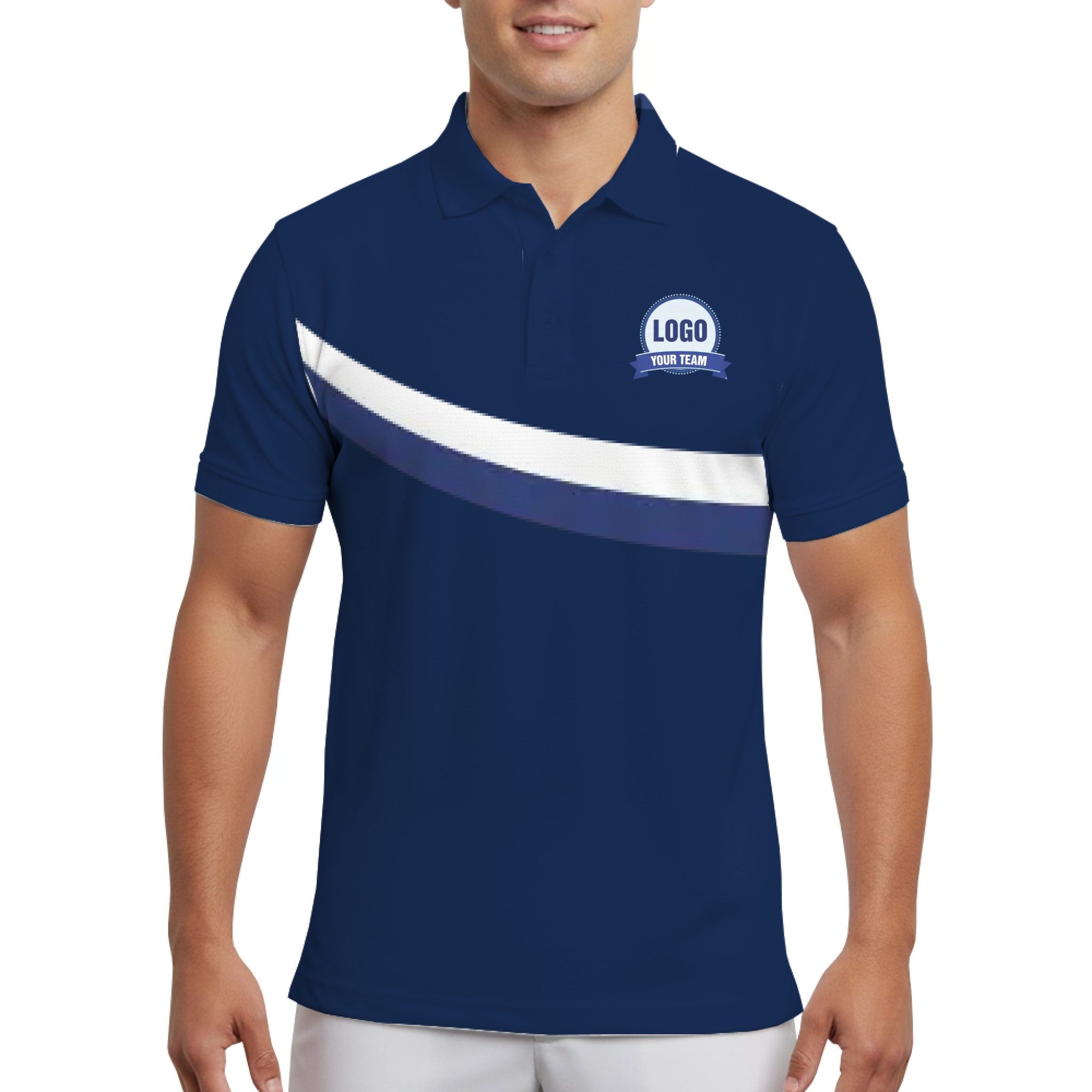   Picklewin Custom Pickleball Name  UV Men's Polo 