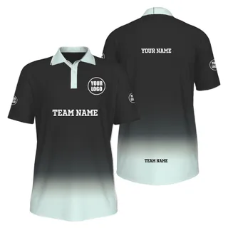 Custom Logo Pickleball Men's Polo Shirt UV Protection