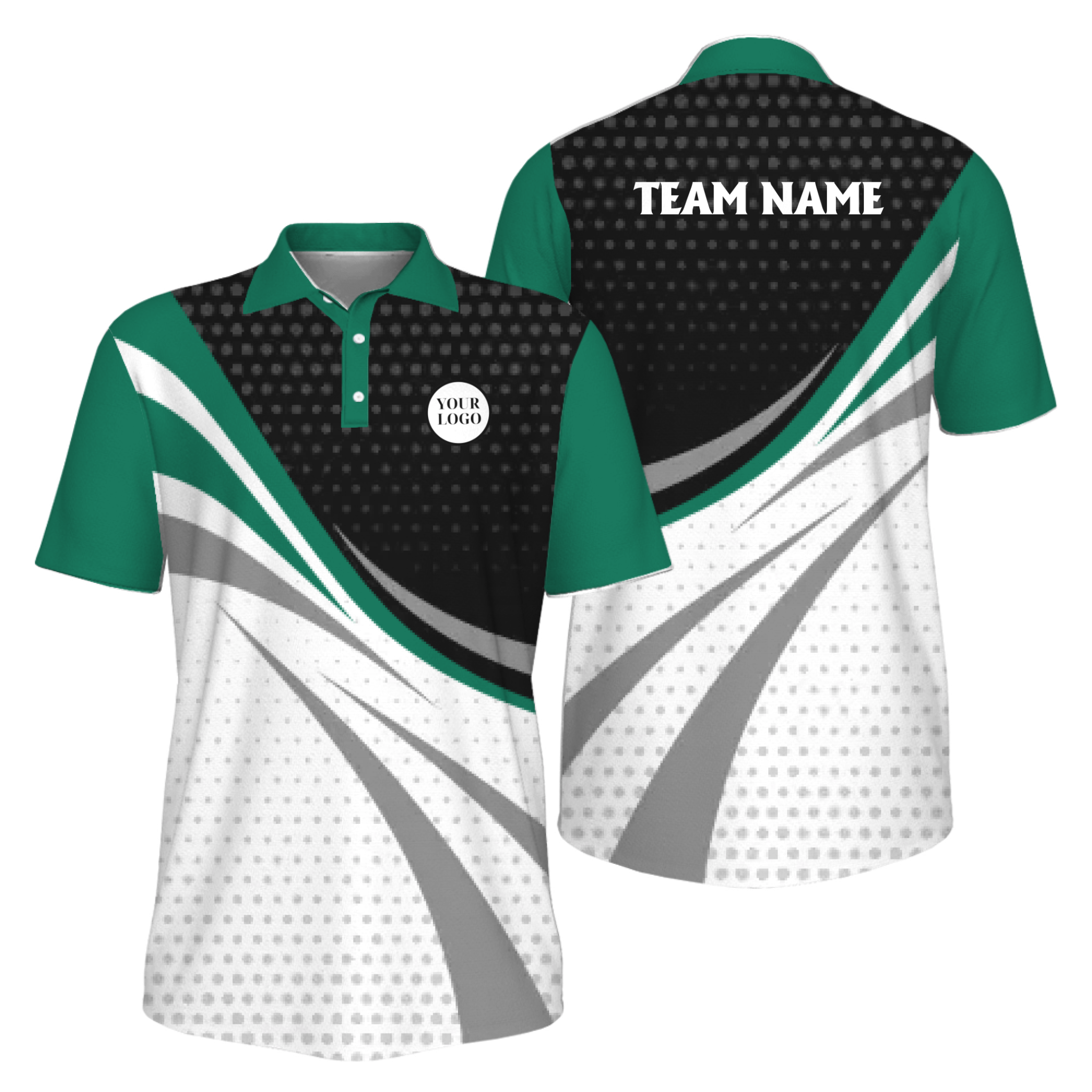Picklewin Custom Pickleball Tournament Team Logo Men Polo Shirt