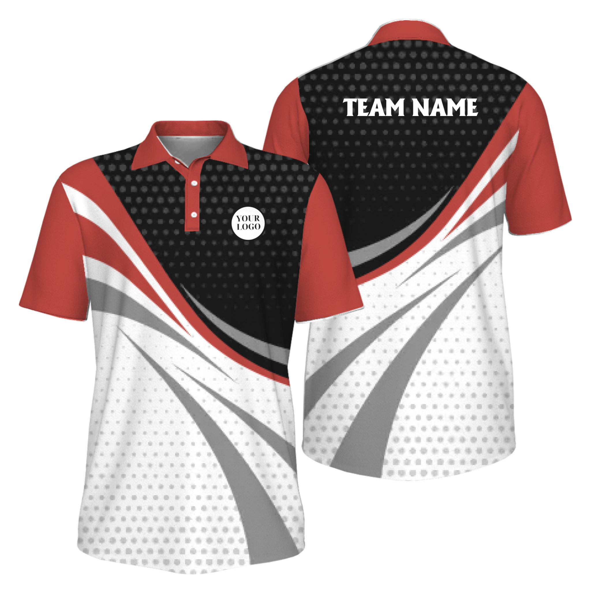 Picklewin Custom Pickleball Tournament Team Logo Men Polo Shirt