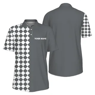 Picklewin Custom Pickleball Paddle Club Official Men Polo Shirt – alternate