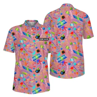 Picklewin Custom Pickleball Team Spirit Quick Dry Men Polo Shirt – alternate