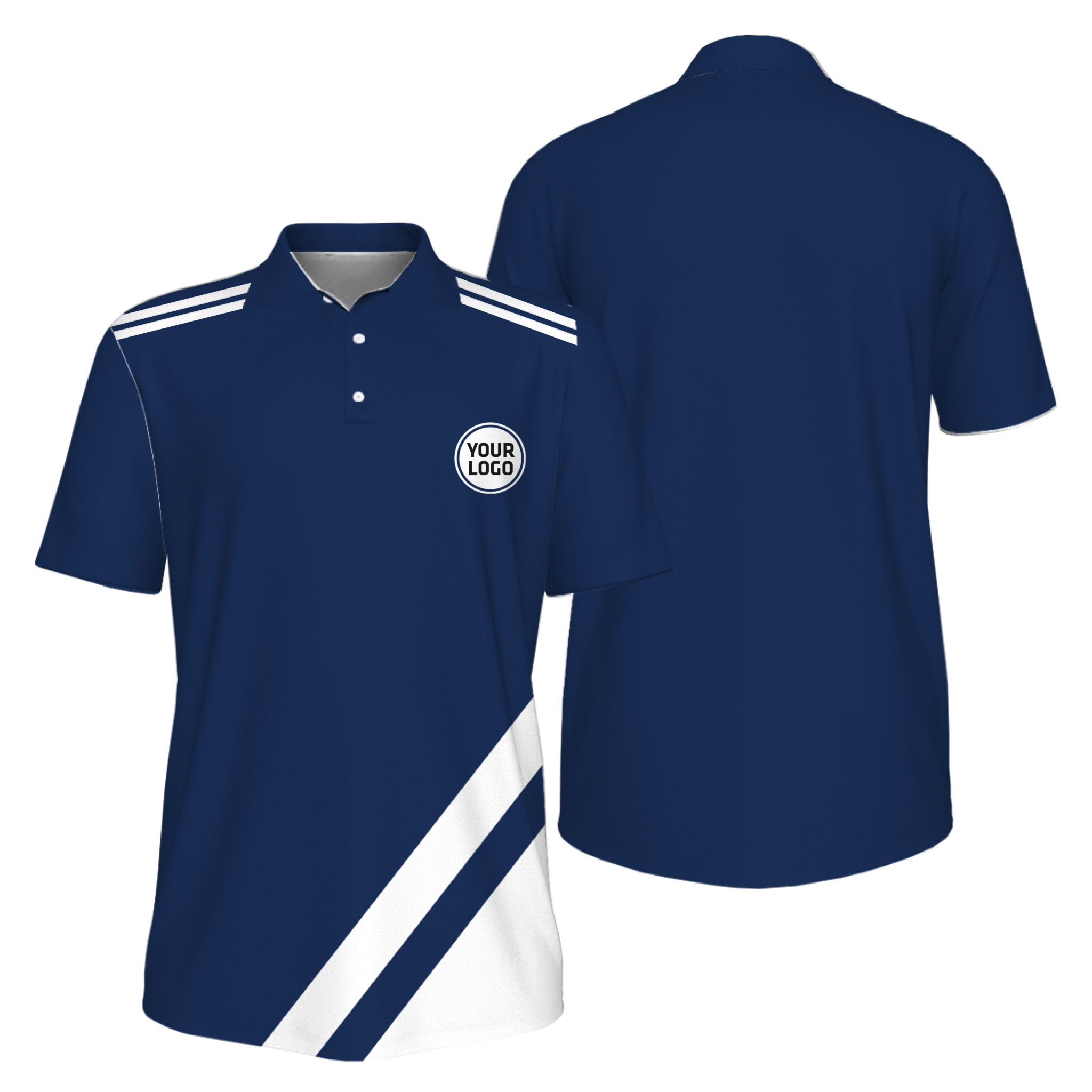 Picklewin Custom Pickleball Championship Squad Men Polo Shirt