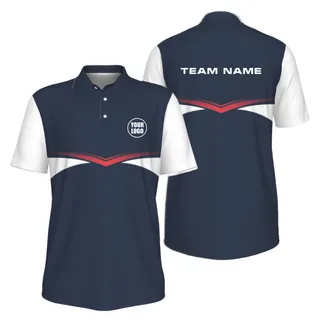 Picklewin Custom Pickleball Team Logo Performance Men Polo Shirt