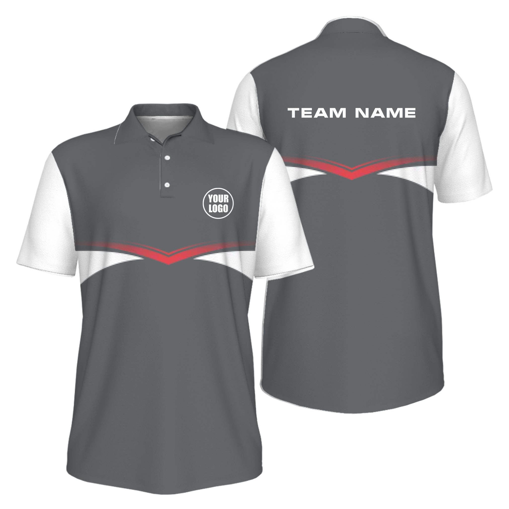 Picklewin Custom Pickleball Team Logo Performance Men Polo Shirt