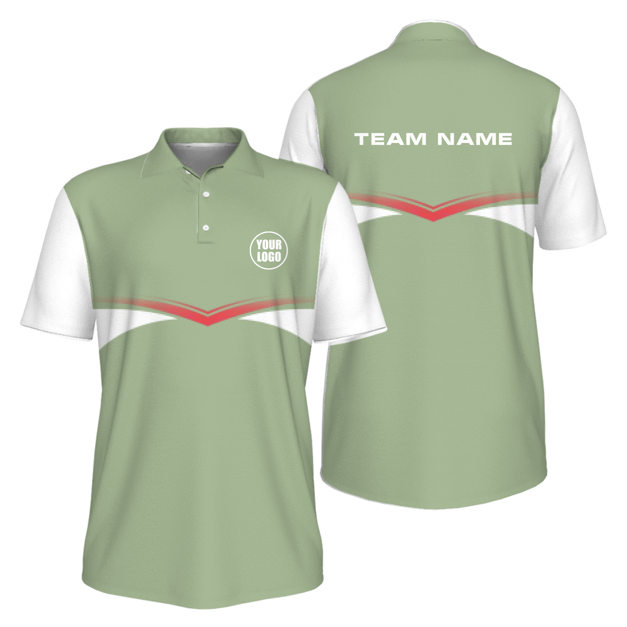 Picklewin Custom Pickleball Team Logo Performance Men Polo Shirt