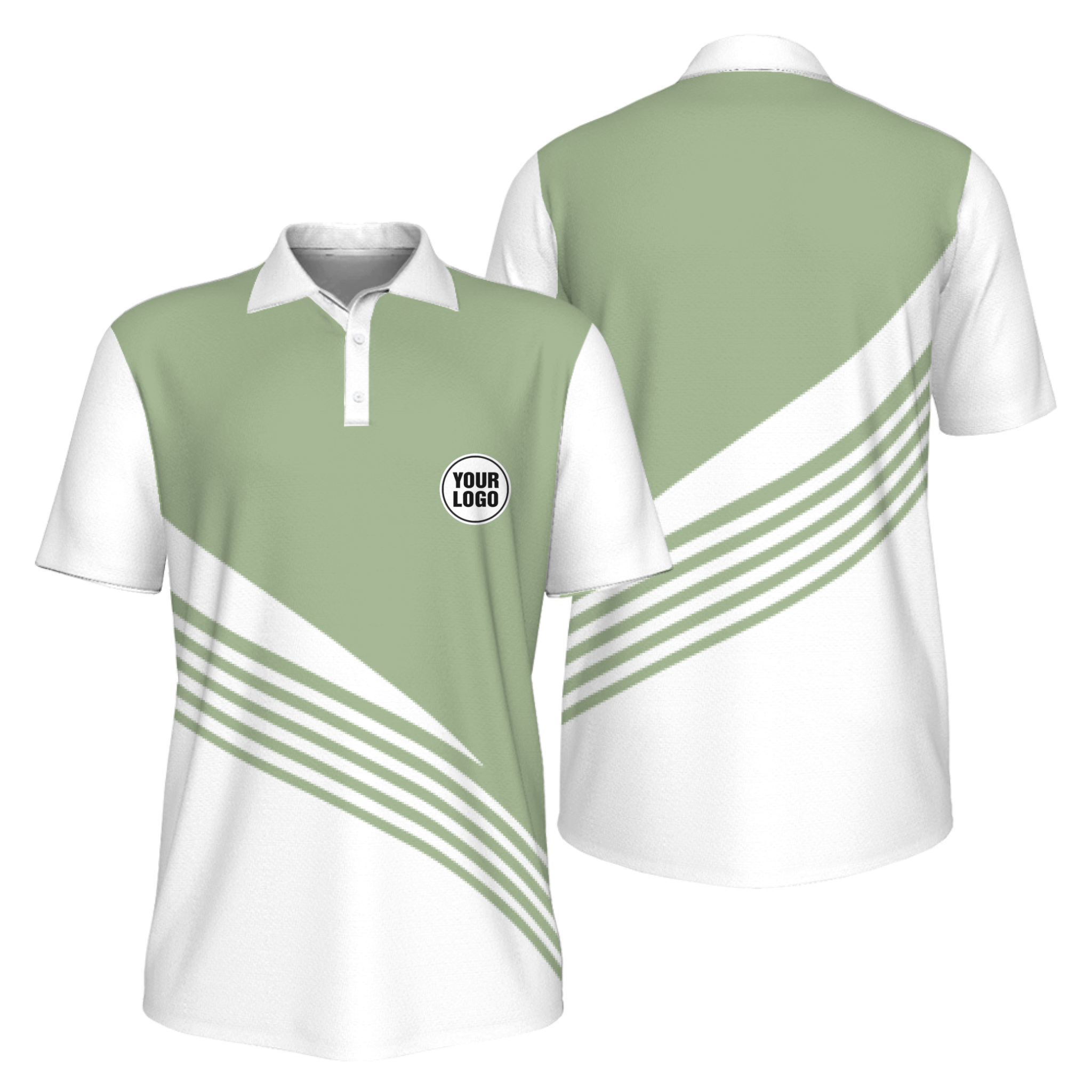 Picklewin Custom Pickleball Tournament Ready Squad Men Polo Shirt