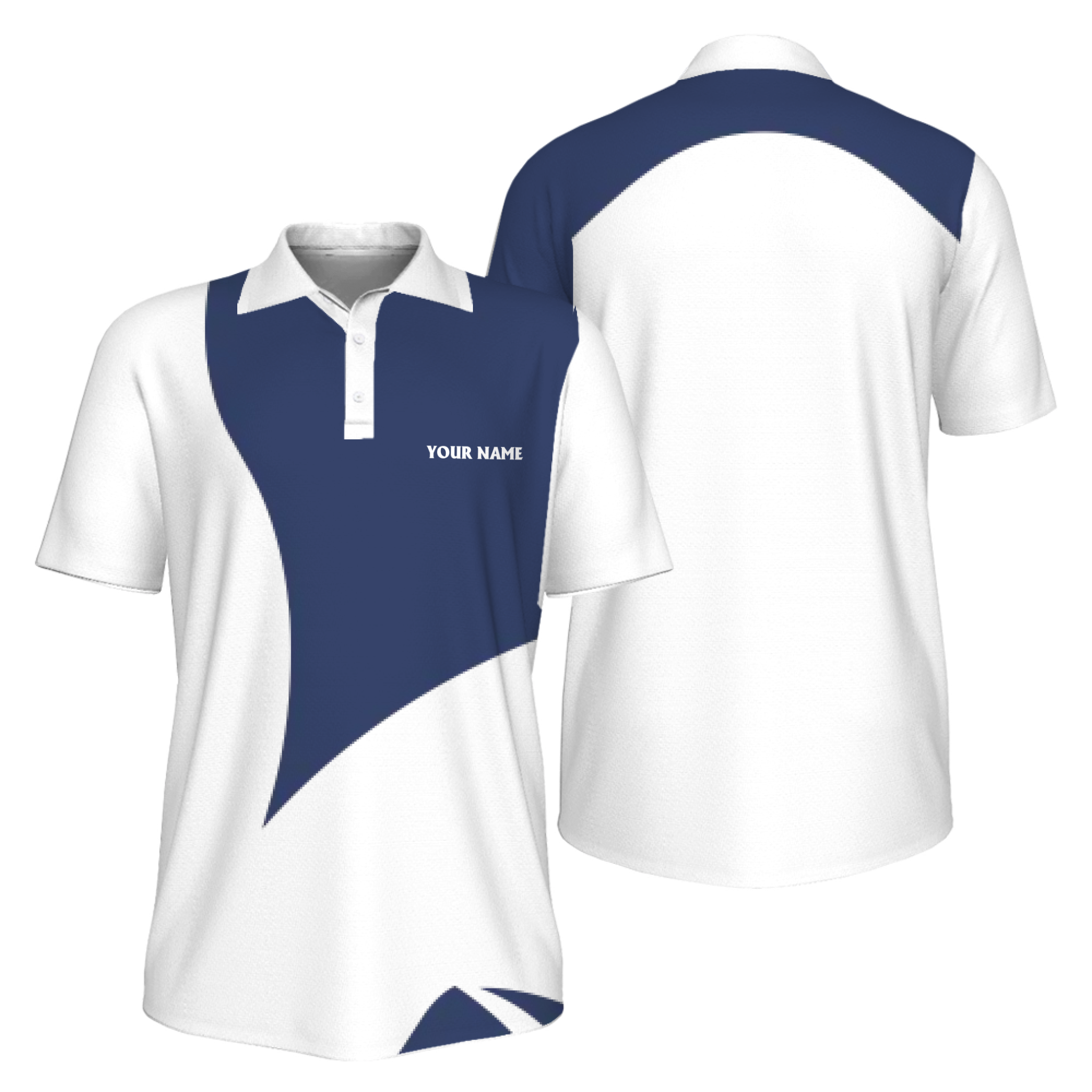 Picklewin Custom Pickleball Team Branding UV Protection Men Polo Shirt