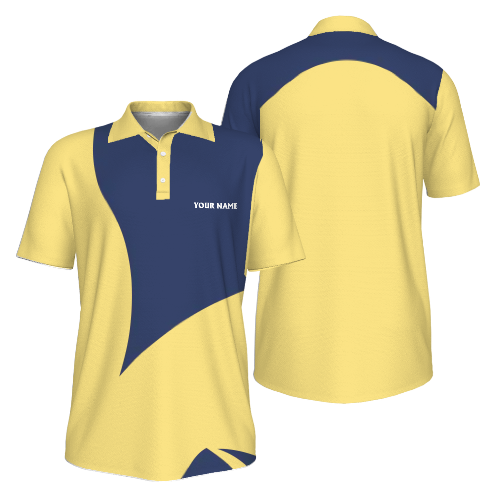 Picklewin Custom Pickleball Team Branding UV Protection Men Polo Shirt