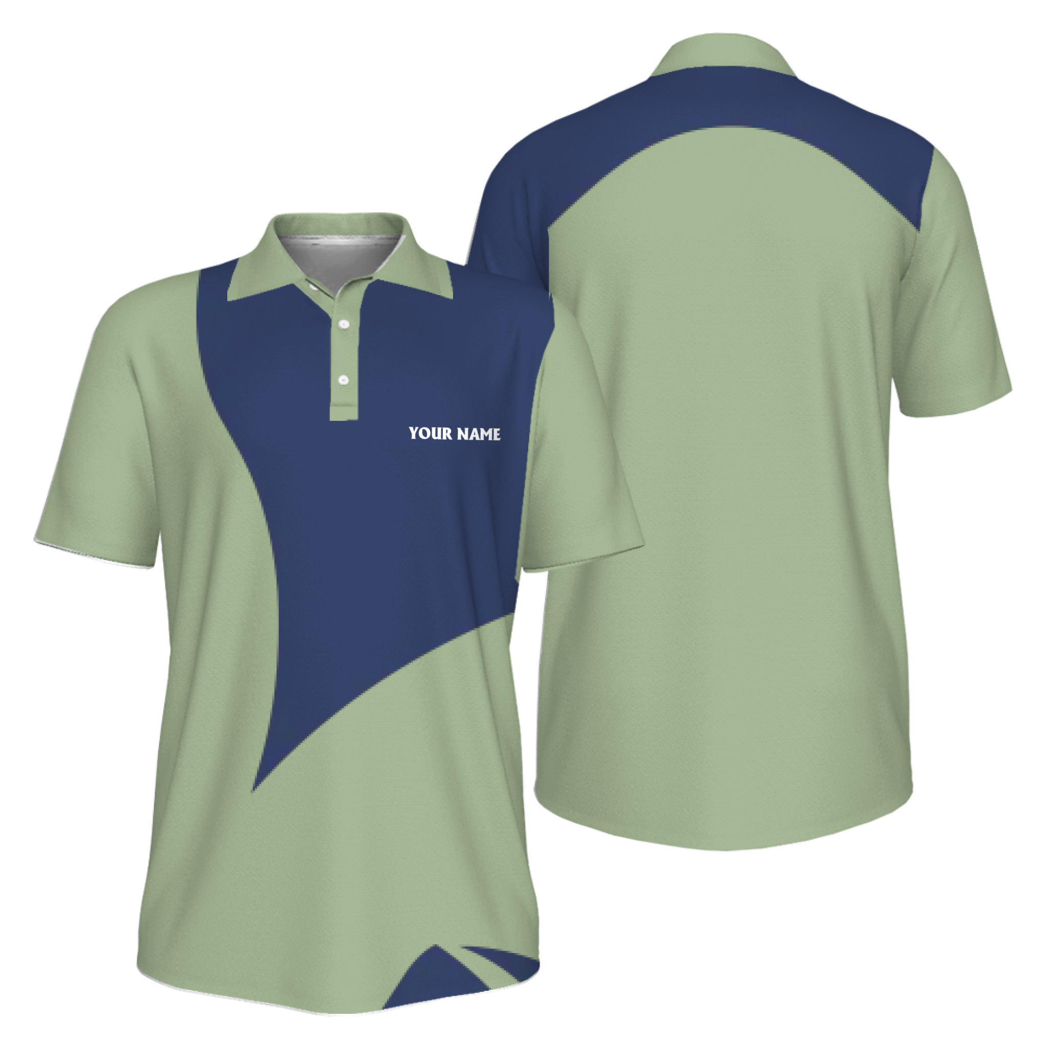 Picklewin Custom Pickleball Team Branding UV Protection Men Polo Shirt