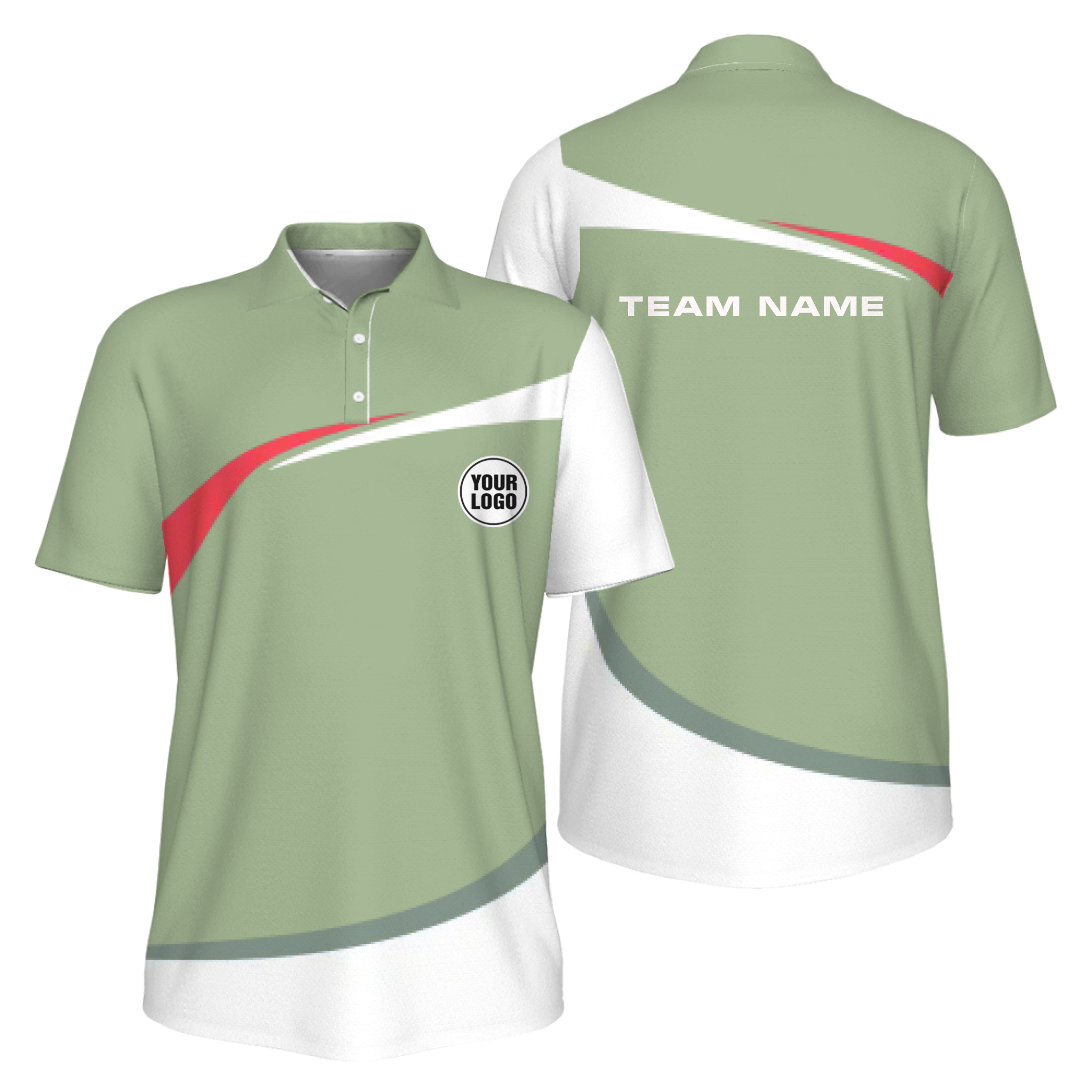 Picklewin Custom Pickleball Rally Team Polo Shirt Personalized Name & Logo