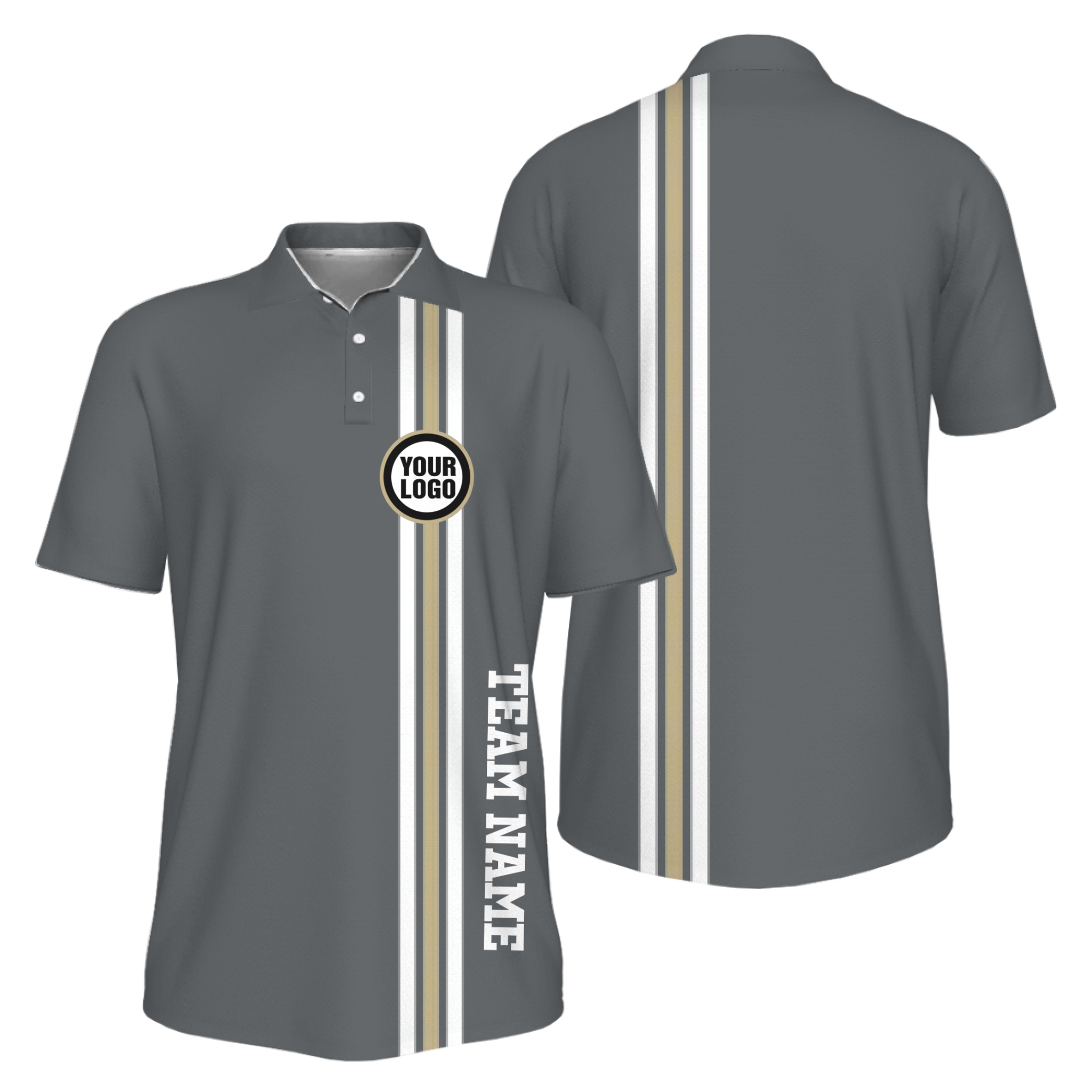 Picklewin Court Hustle Pickleball Performance Polo Shirt