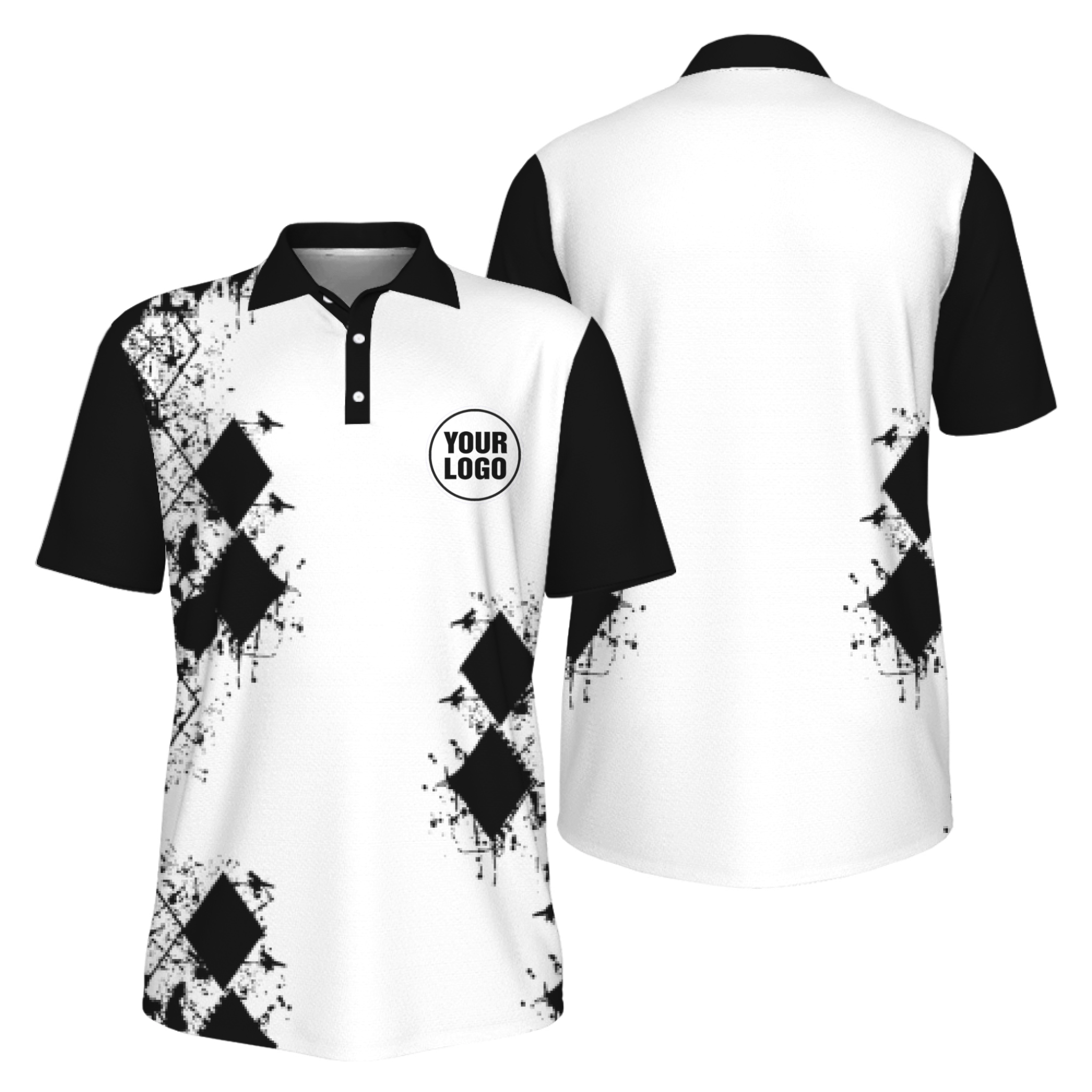Picklewin Court Focus Pickleball Performance Polo Shirt