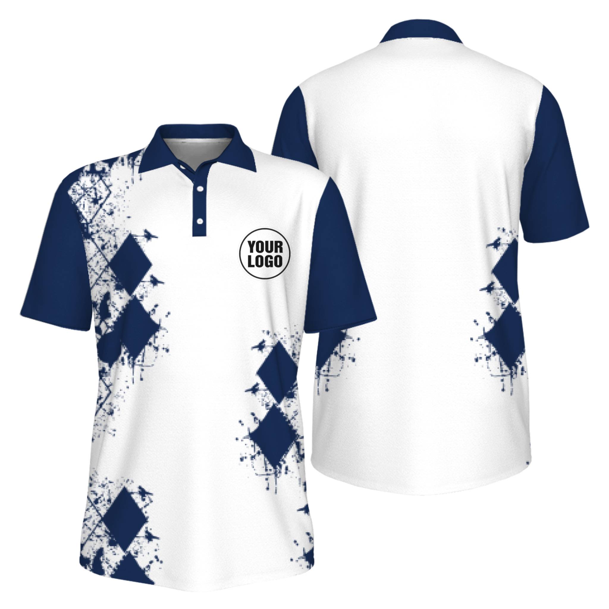 Picklewin Court Focus Pickleball Performance Polo Shirt
