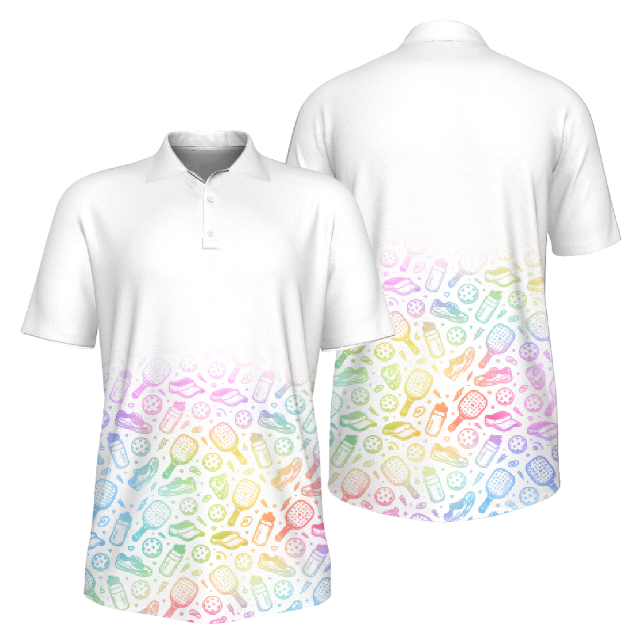  Picklewin Unique Pickleball Performance Polo Shirt 