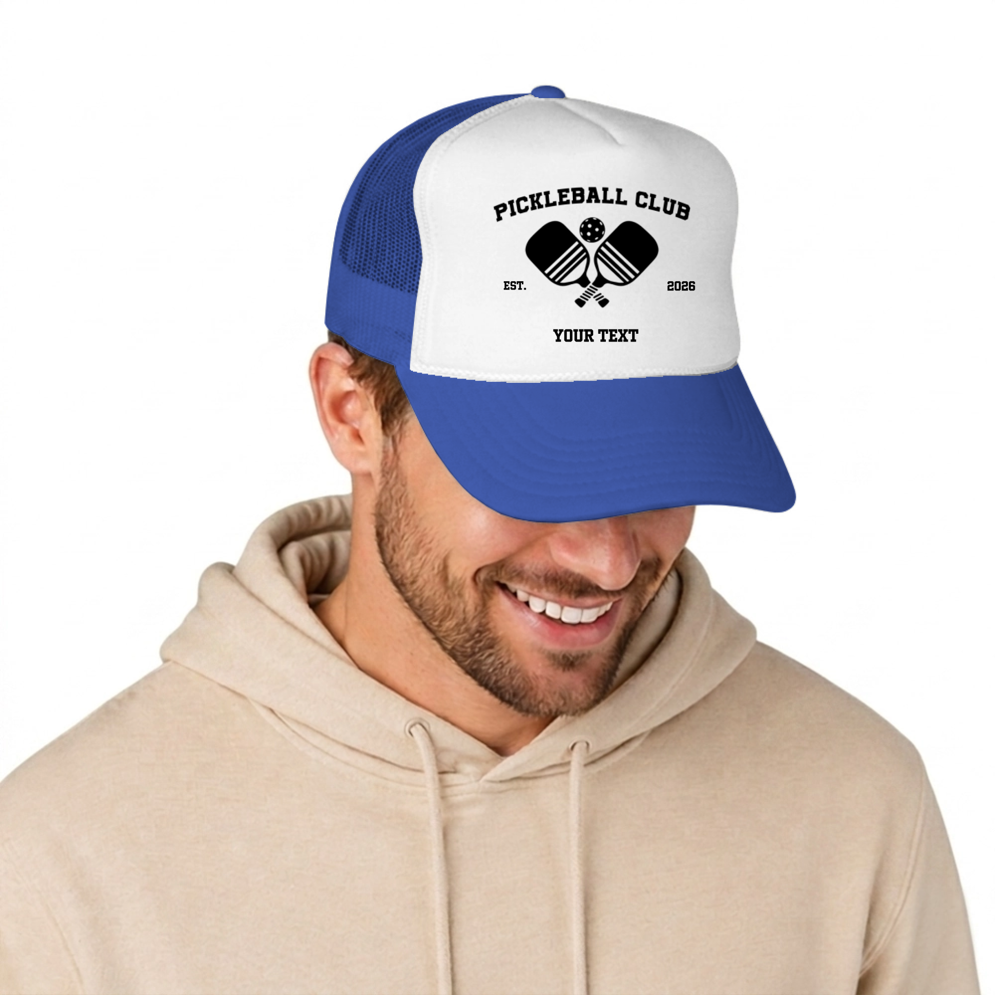 Picklewin Custom Team Name Pickleball Trucker Cap 