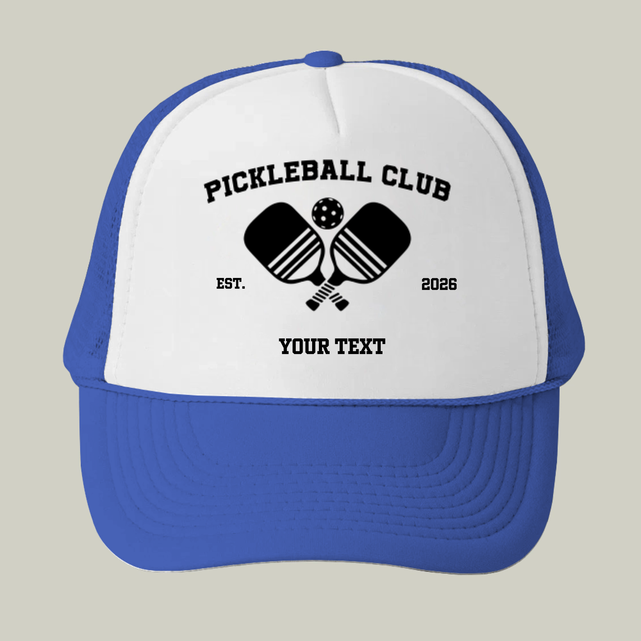 Picklewin Custom Team Name Pickleball Trucker Cap 