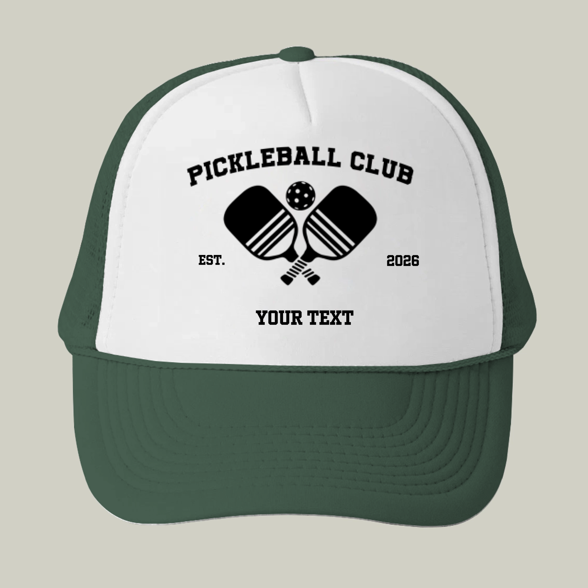 Picklewin Custom Team Name Pickleball Trucker Cap 