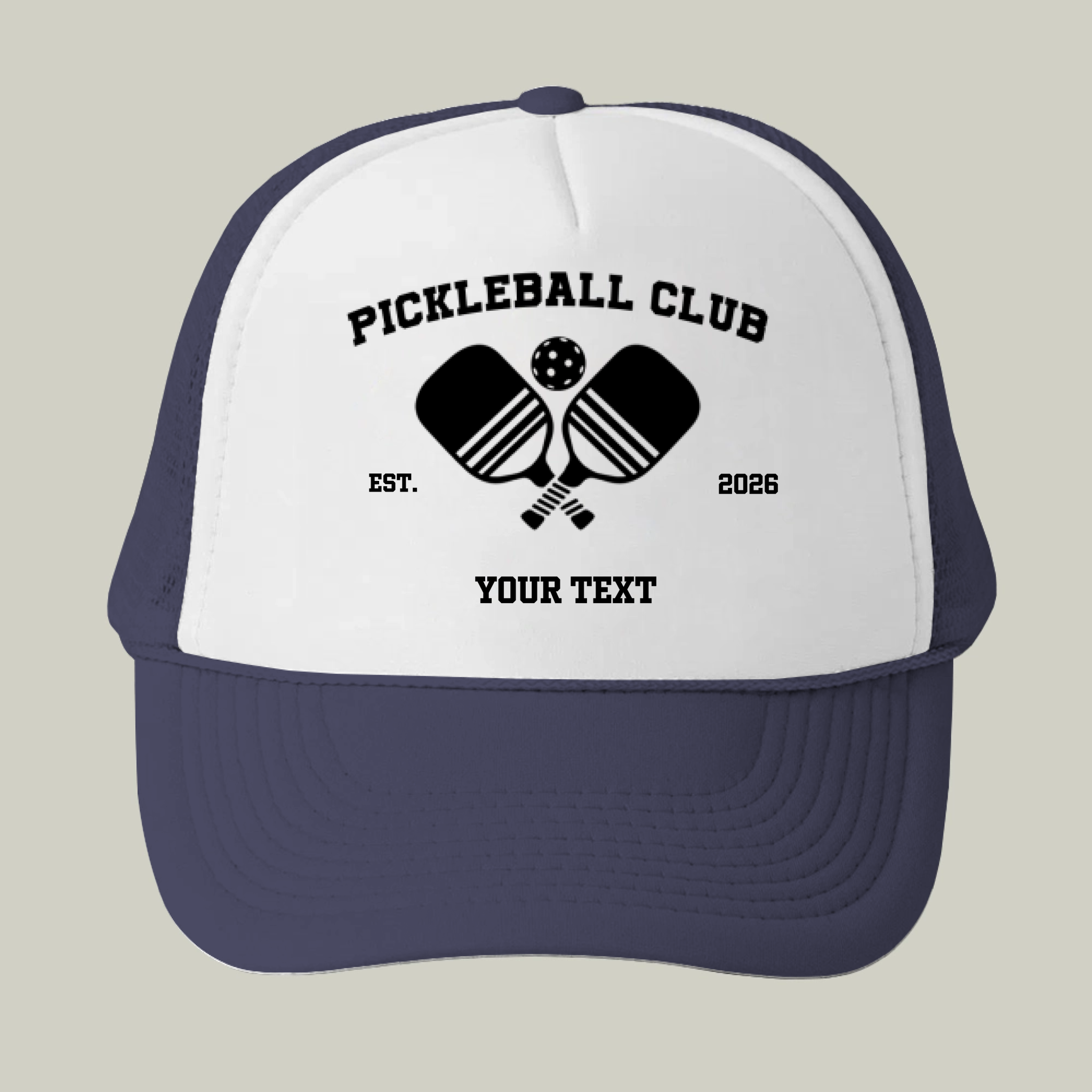 Picklewin Custom Team Name Pickleball Trucker Cap 