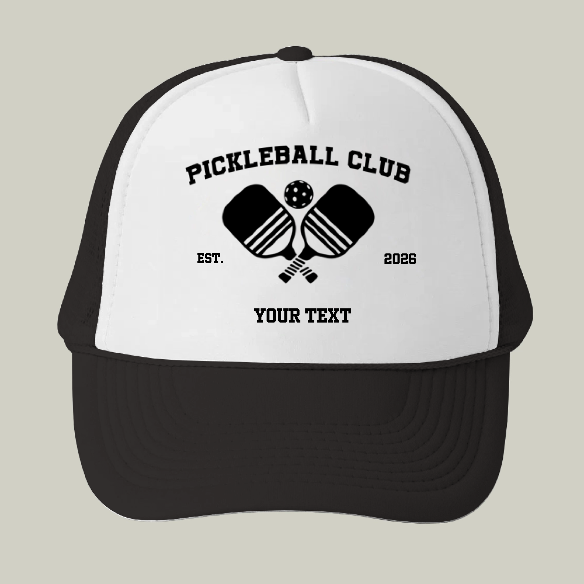 Picklewin Custom Team Name Pickleball Trucker Cap  - alternate