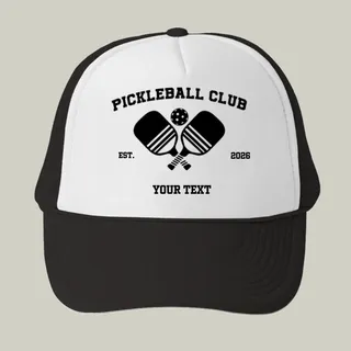 Picklewin Custom Team Name Pickleball Trucker Cap  – alternate