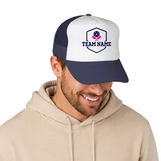 Picklewin Signature Custom Team Name Pickleball Trucker Cap For Men