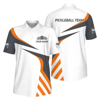 Picklewin Custom Club Logo Pickleball Men's Polo