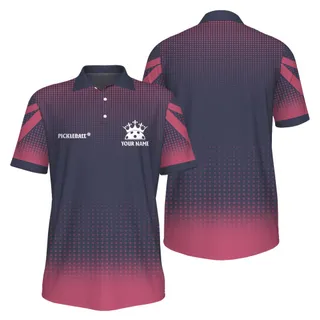  Picklewin Custom Pickleball Name  UV Men's Polo Shirt 