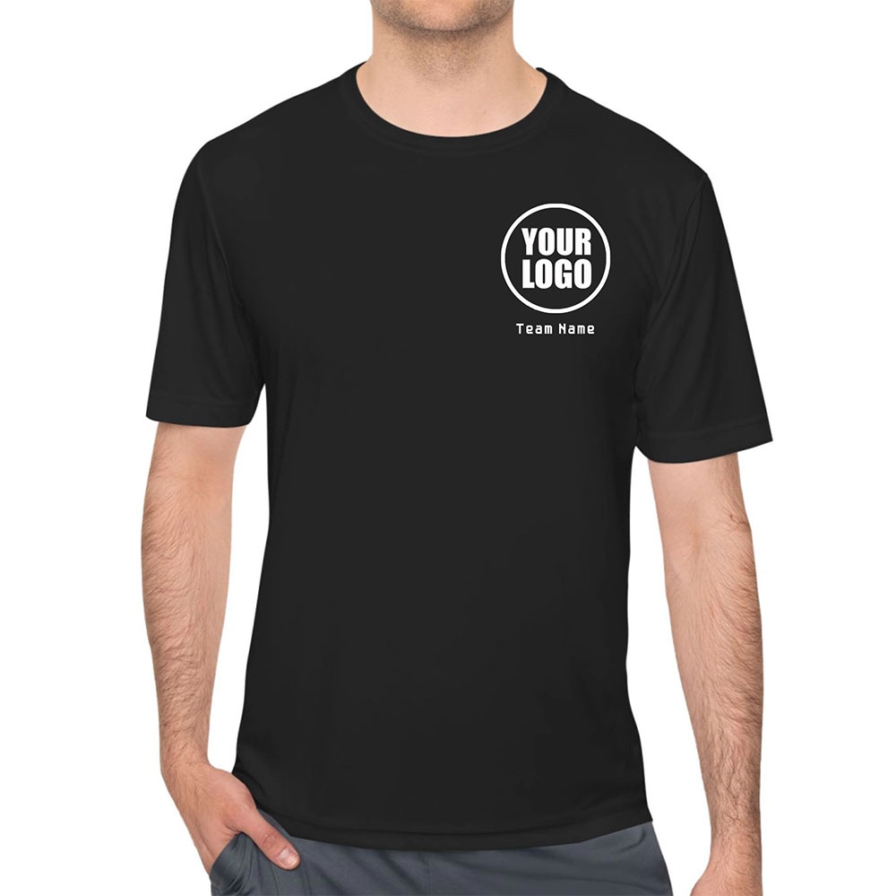 Custom Logo Pickleball Team Performance Moisture-Wicking Tee