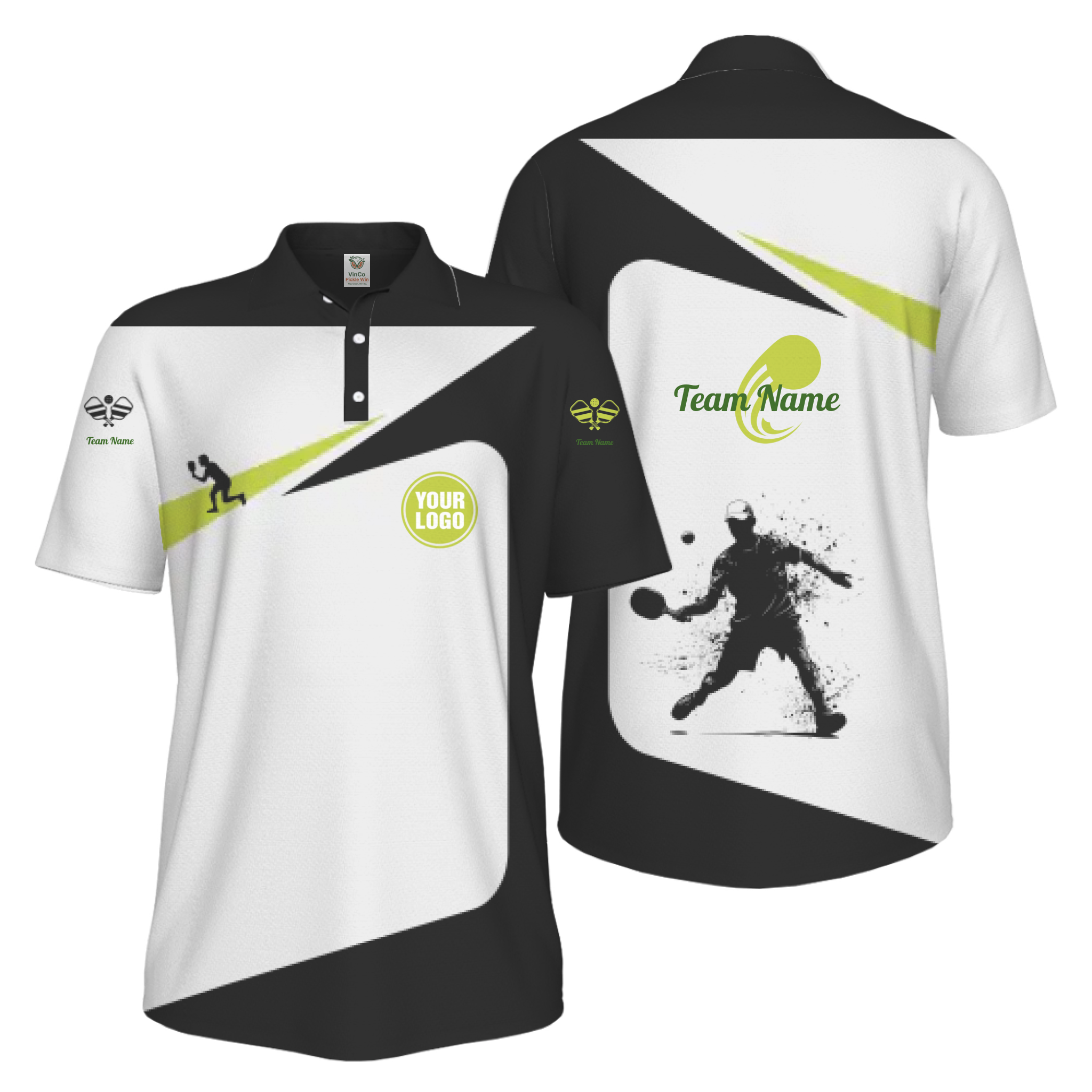 Custom Logo And Team Name Men's UV Protection Polo Shirt 