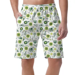 Custom Logos Pickleball Men's Short Pants Live Preview