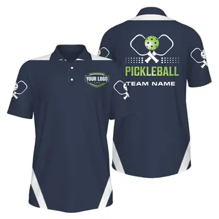 Custom Team Logo Men's UV Protection Polo Shirt