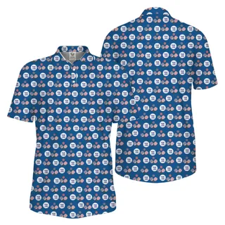 Picklewin All Over Printed Custom Logo Pickleball Polo Shirt For Men   – alternate