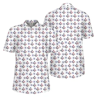 Picklewin All Over Printed Custom Logo Pickleball Polo Shirt For Men  