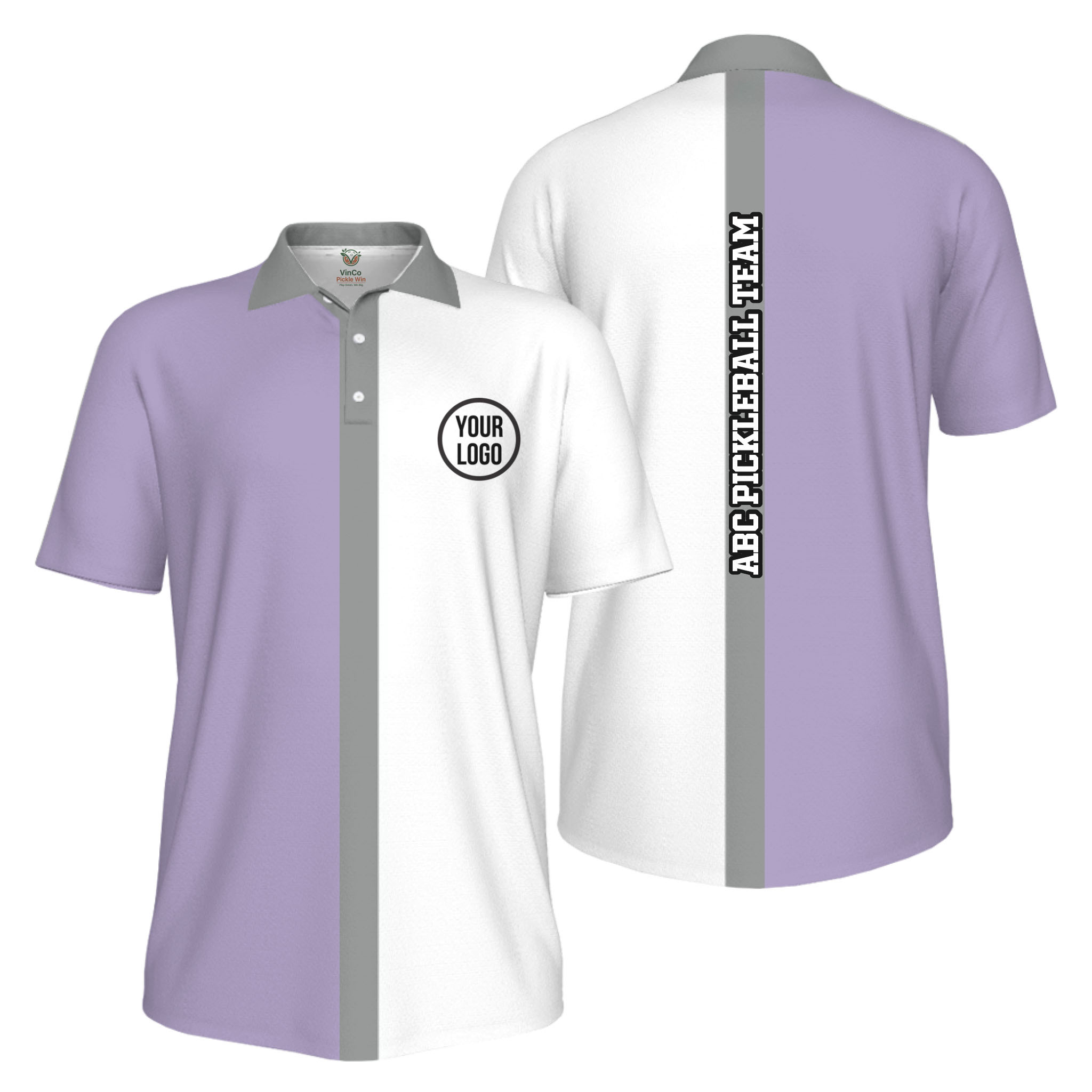 Picklewin Basic Custom Pickleball Team UV Protection Men Polo Shirt 