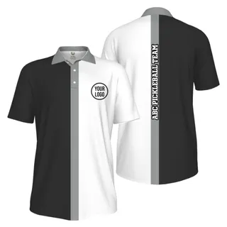 Picklewin Basic Custom Pickleball Team UV Protection Men Polo Shirt  – alternate