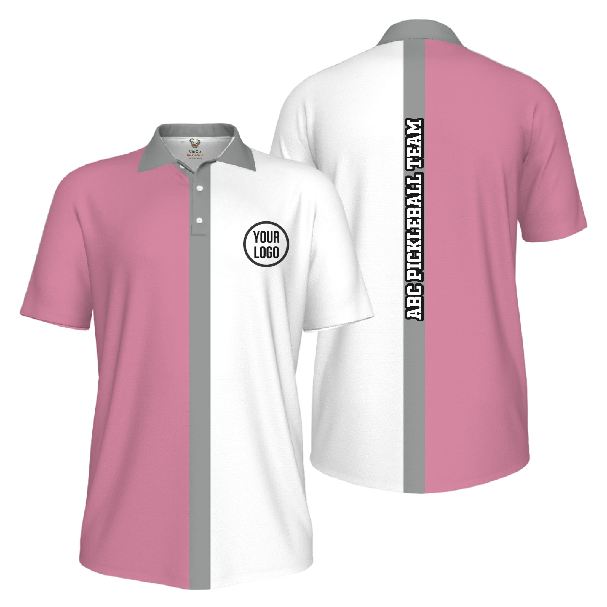 Picklewin Basic Custom Pickleball Team UV Protection Men Polo Shirt 