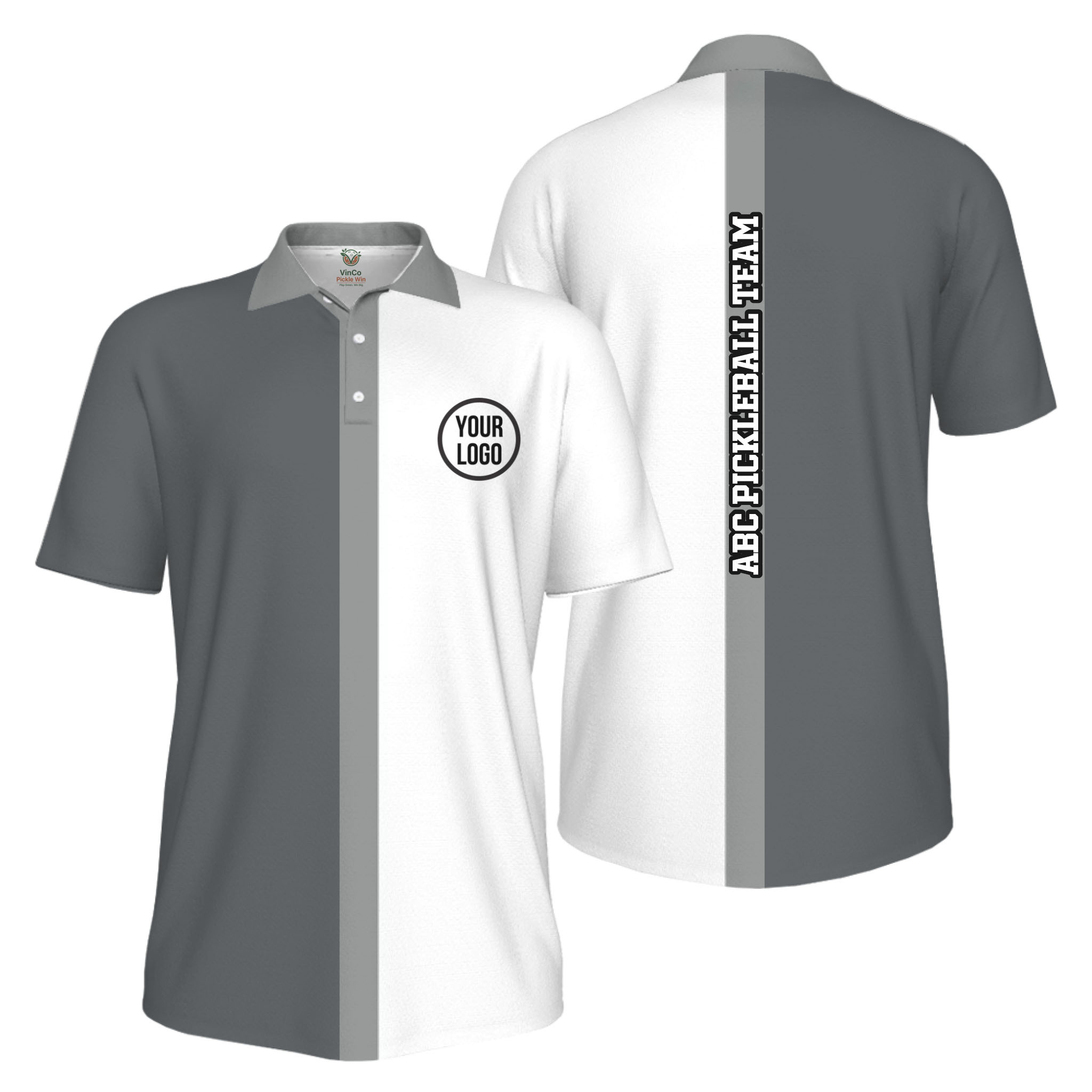 Picklewin Basic Custom Pickleball Team UV Protection Men Polo Shirt 