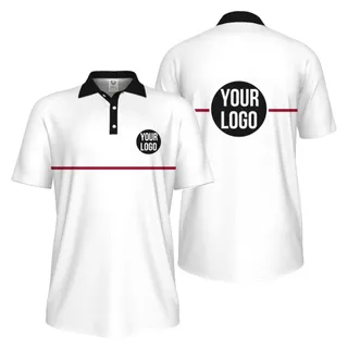 Picklewin Basic Custom Team Logo UV Protection Men Polo Shirt