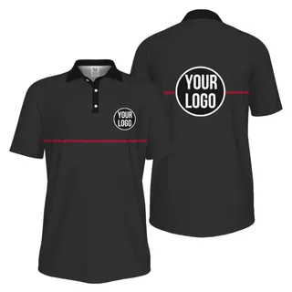 Picklewin Basic Custom Team Logo UV Protection Men Polo Shirt – alternate