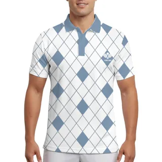 Picklewin Basic Pickleball Tournament UV Protection Polo Shirt For Men 