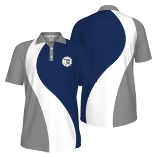Picklewin Best Custom Logo Sport Polo Shirt Men UV Protection Live Preview  