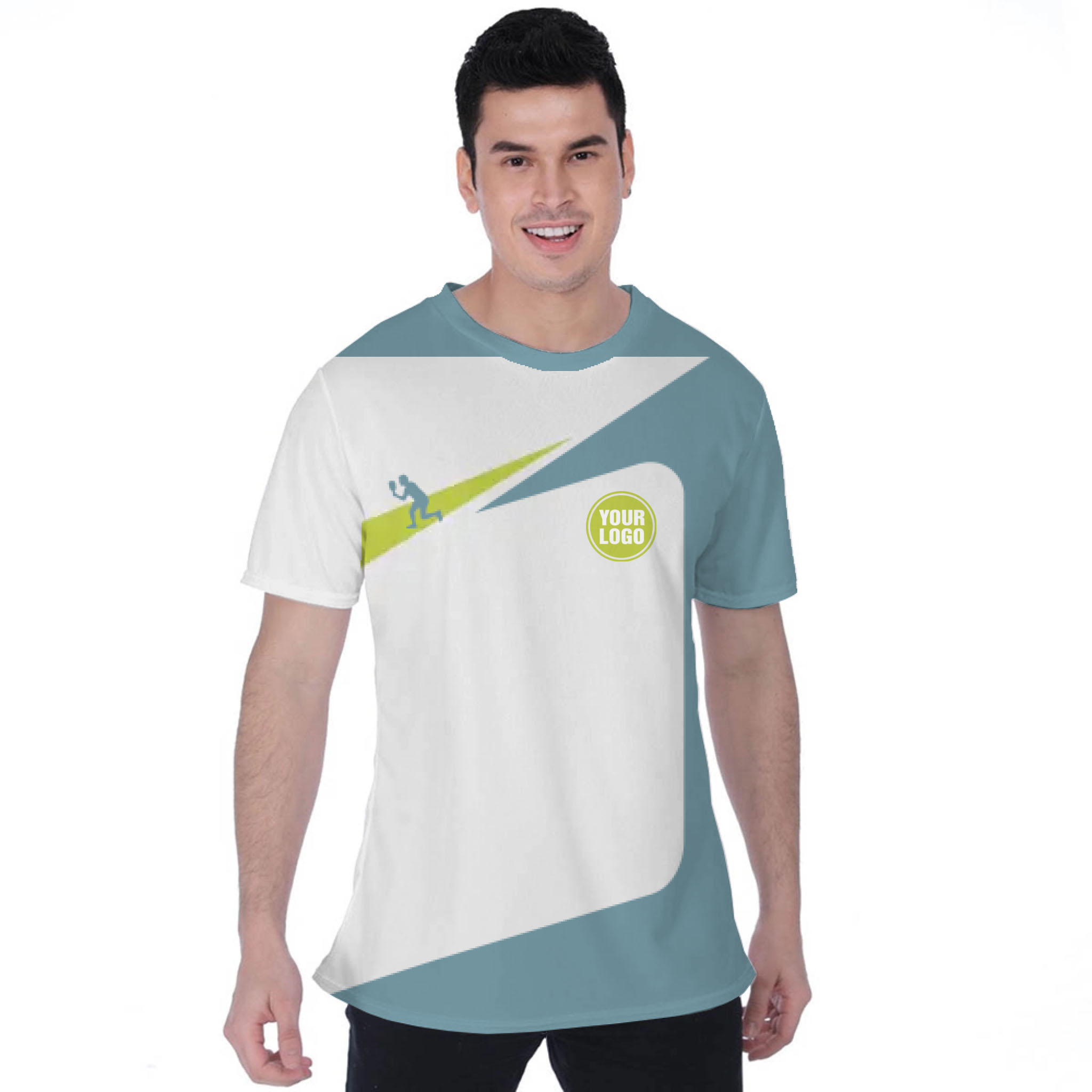 Picklewin Best Custom Team Logo And Name Pickleball T-shirt For Men 