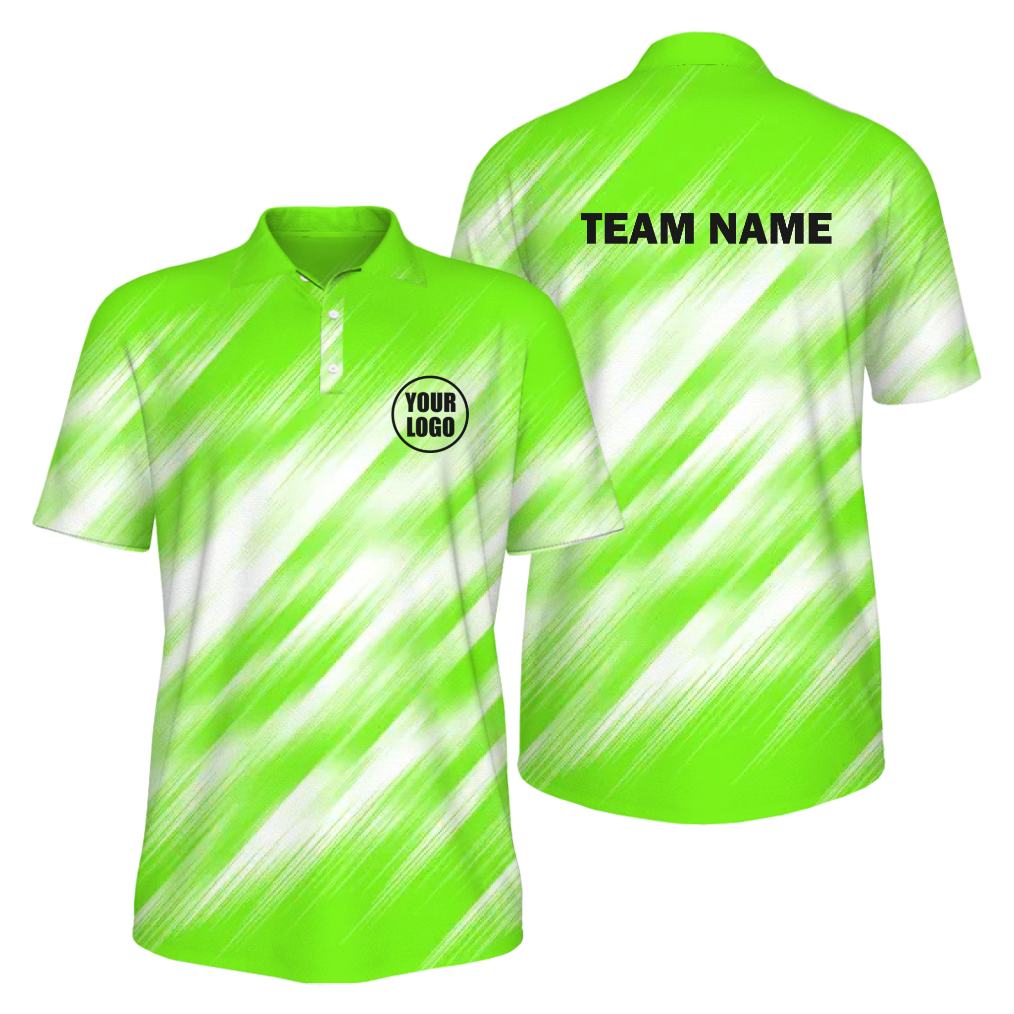  Picklewin Brushstroke Customized UV Protection Polo Shirt For Men