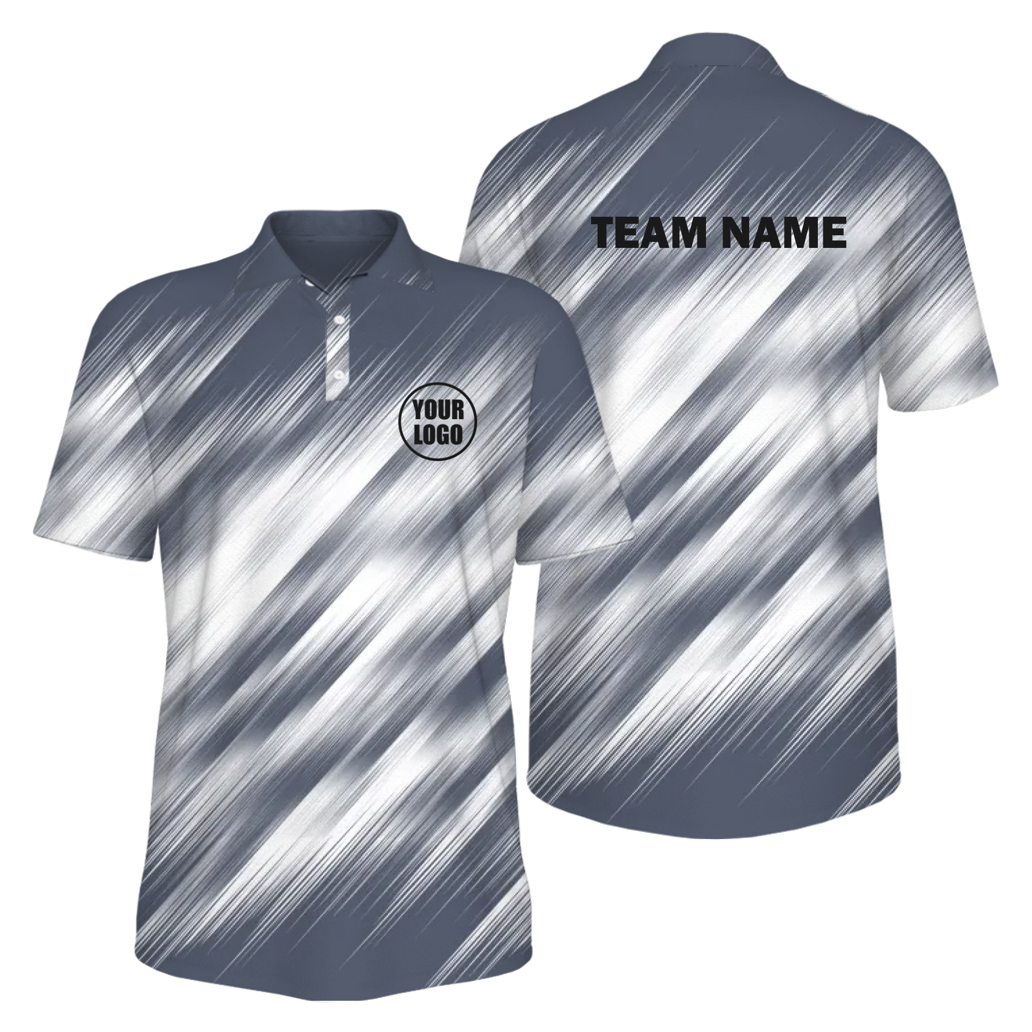  Picklewin Brushstroke Customized UV Protection Polo Shirt For Men