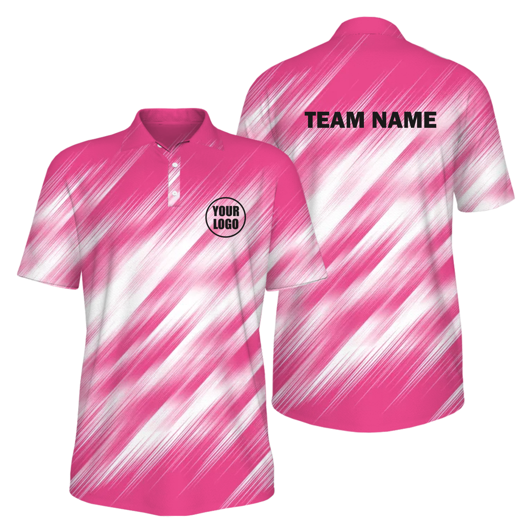  Picklewin Brushstroke Customized UV Protection Polo Shirt For Men